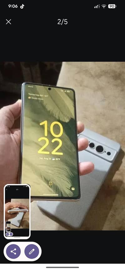 Google Pixel 7 Pro 12/128 cp aprov exchange possible