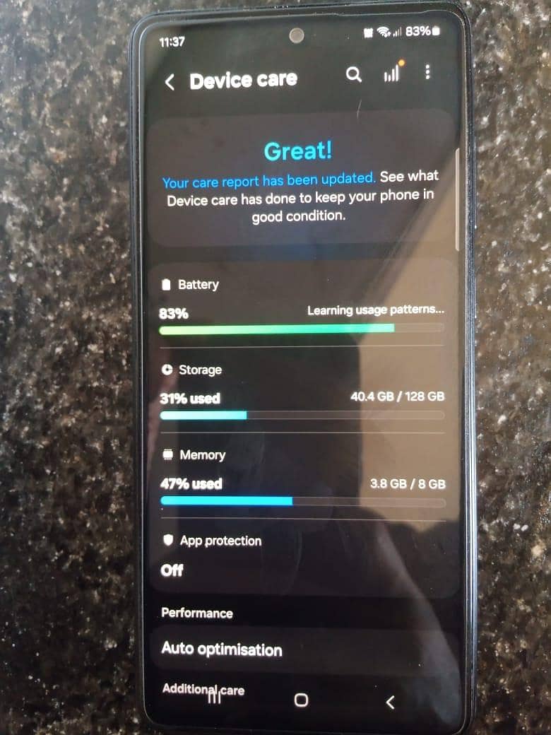 Samsung Mobile A72 8