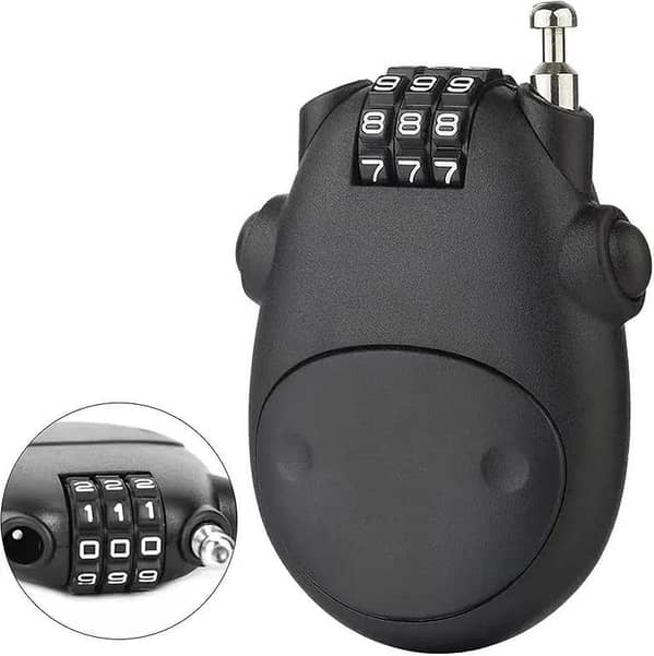 BSDDP Premium Helmet Lock Mount – Universal Motorcycle Helmet Holder & Anti-Theft Lock Bracket (1 Pc).