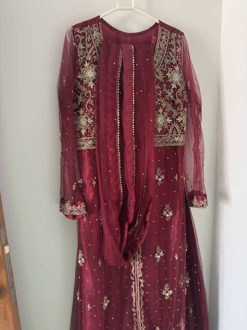 Maroon colour maxi condition 10/10 1