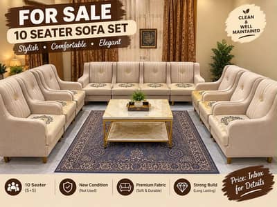 10 seater look like new | stylish modern design