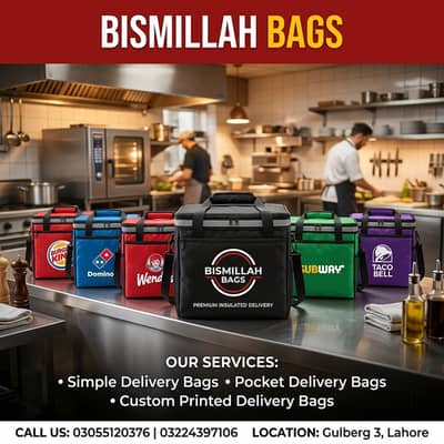 Food Delivery bag box, Pizza Delivery bag hot & cold sale in Pakistan