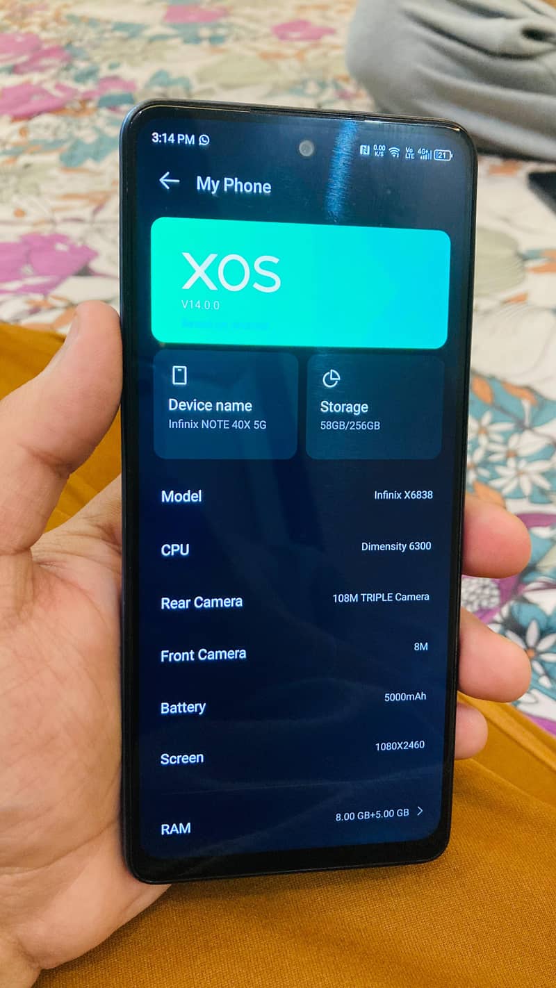 Infinix Note 40 5