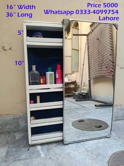 3 Feet Long Makeup Sliding Mirror