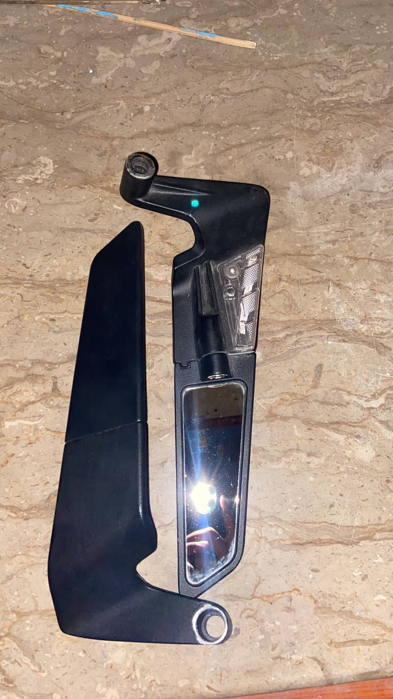 Wings mirror with indicator lights 1
