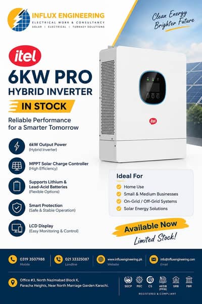 Itel 6kw pro Inverter