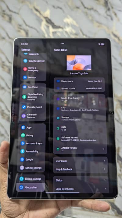 Lenovo yoga tab (2025)