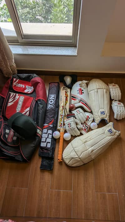 Complete Cricket kit - Gray Nicolls , Spartan & MRF | All Equipment