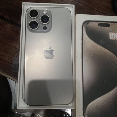 Apple iPhone 15 Pro Max jv 256 gb with box