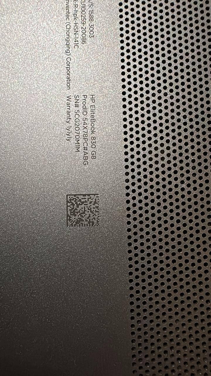 HP laptop 3
