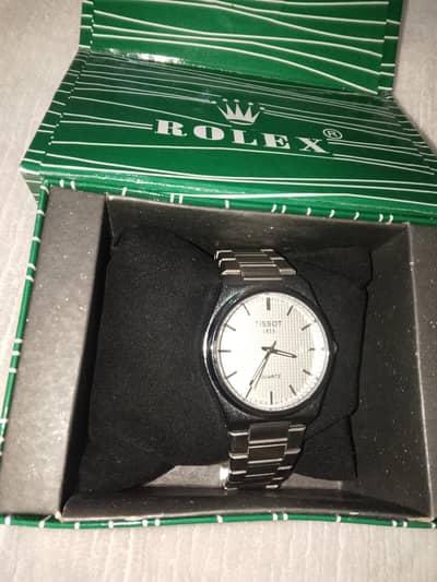 Tissot 1853 Quartz Watch with Stainless Steel Bracelet & Box