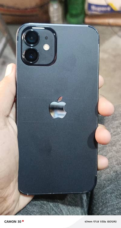 iphone 12 jv, 64gb,83% health. price 50000. contact no:03133835258.