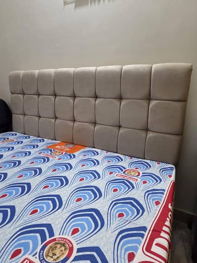 King size bed with mattress