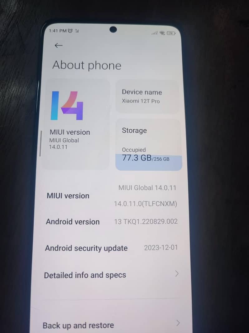 Xiaomi 12T Pro 6