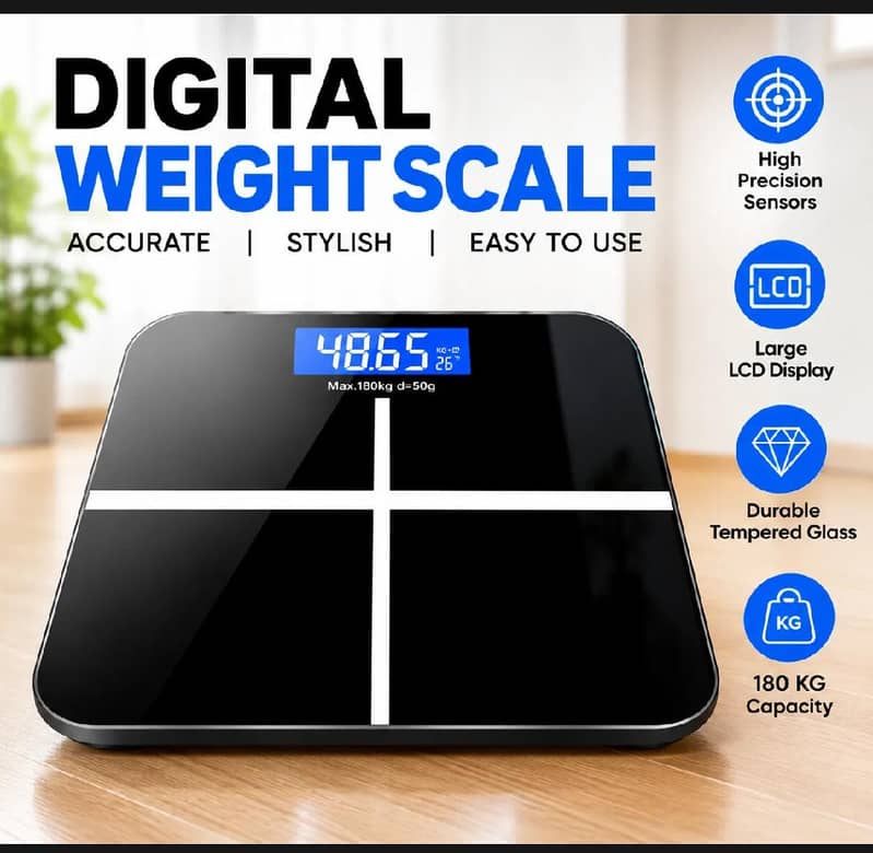 Digital Body Weight Scale 0