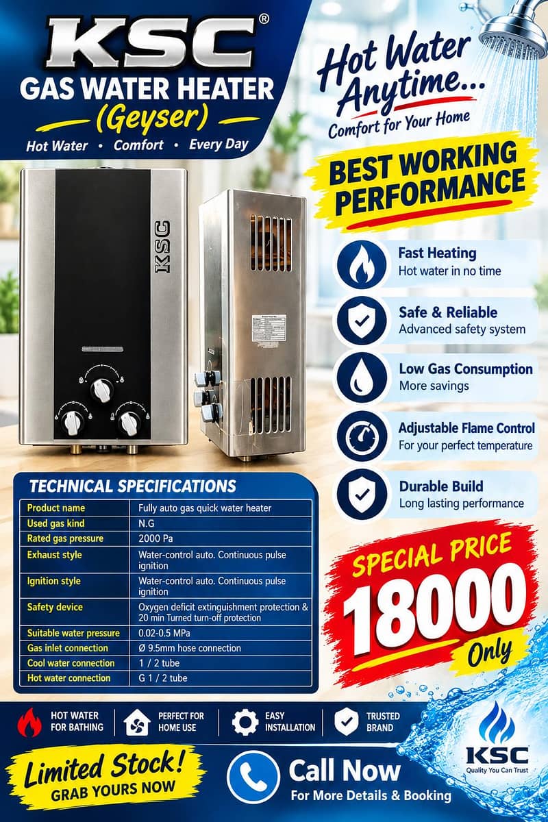 KSC Instant water heater - Geysers - 1120716954