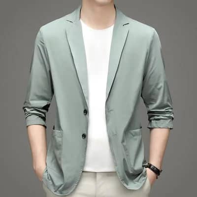 Men’s Charcoal Grey Casual Blazer