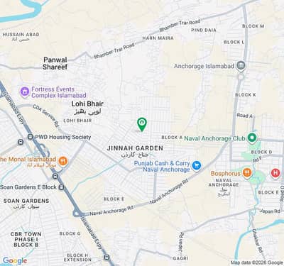 in jinnah garden phase 2 . . . . . 10 marla lop plot sale 50 lac