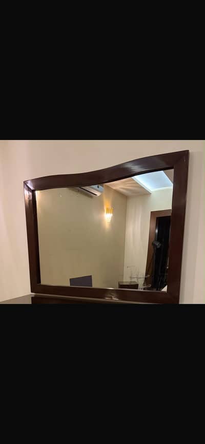 Dresser with mirror