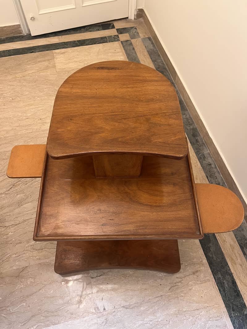 Premium Solid Wood Multi-Tier Display Stand / Accent Table 2