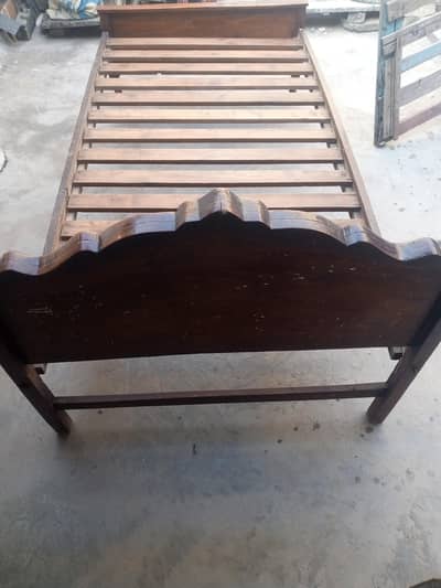 Wooden Single Bed for Sale