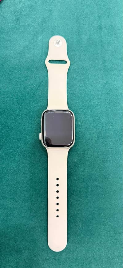 Apple Watch Series 9, 45mm Starlight Aluminum, Excellent Condi