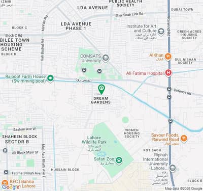 8 Marla Plot For Sale At Prime Location In Dream Gardens Lahore.