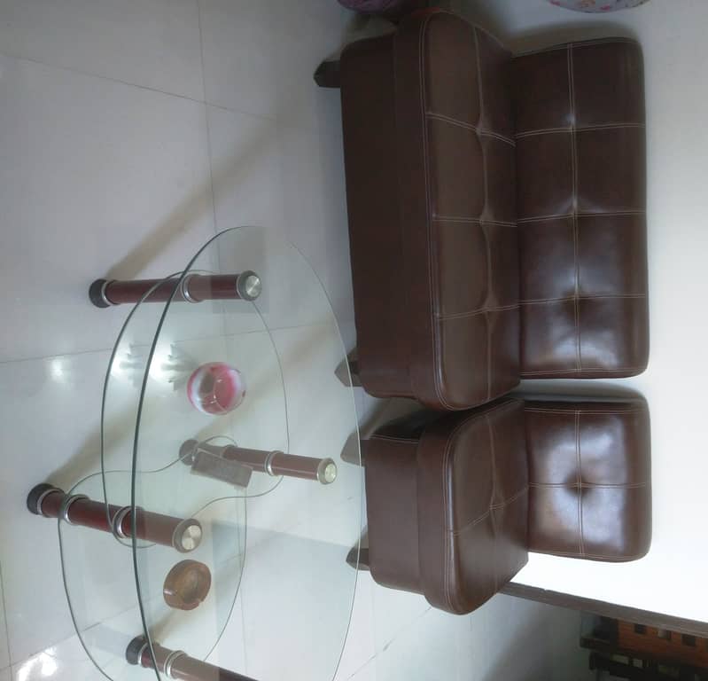 7 Seater Rexine Sofa 2