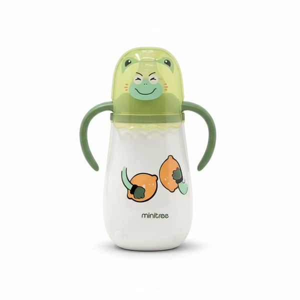 MiniTree ZR676A2 Baby Feeder Bottle 270ml (9oz) – BPA-Free Plastic, Soft Silicone Nipple, Anti-Colic & Leak-Proof Design