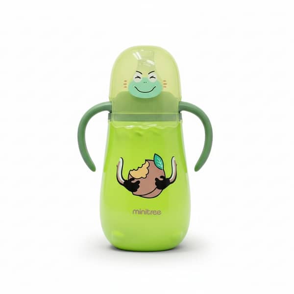 MiniTree ZR676A1 Baby Feeder Bottle 270ml (9oz) | BPA-Free Plastic with Soft Silicone Nipple, Anti-Colic, Leak-Proof