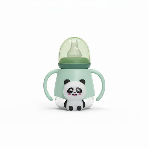 MiniTree ZR682-1 Baby Feeder Bottle, 150ml (5oz) – BPA-Free with Soft Silicone Nipple and Leak-Proof Cap
