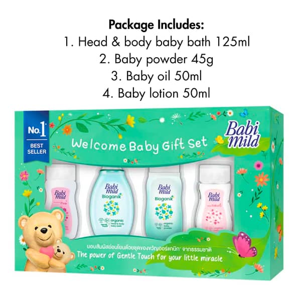 Babi Mild Gift Set Box Small – Perfect Baby Care Gift Set