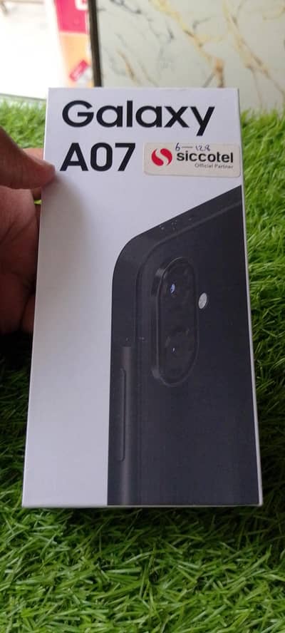 Samsung a07 just boxpack open 6/128