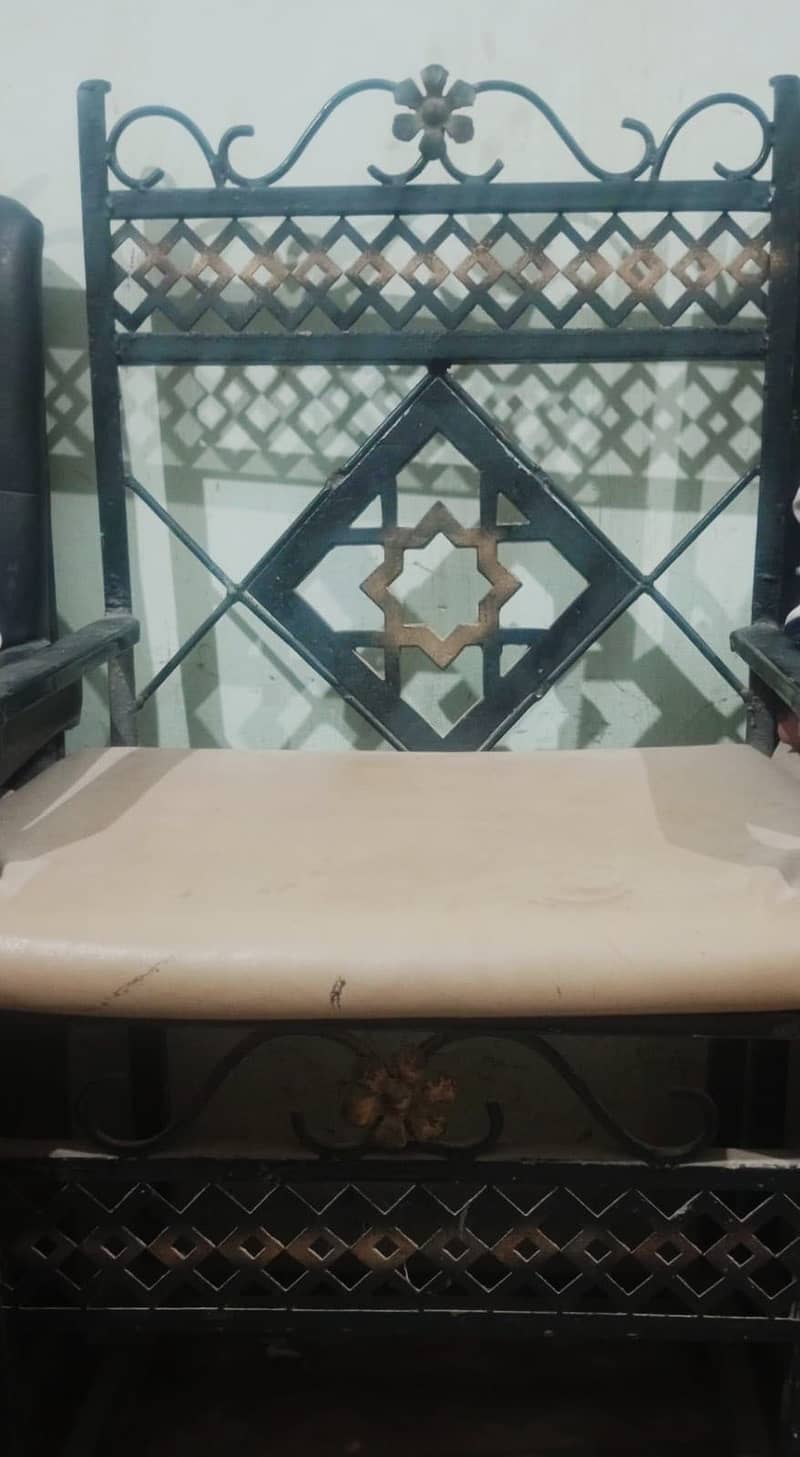 Iron sofa set 6