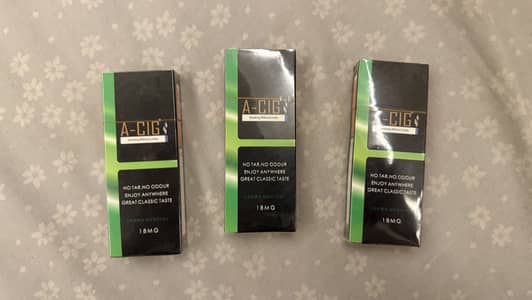 A-CIG Crown Menthol 18mg – 3 Packs