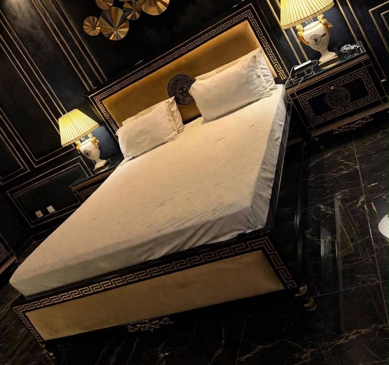 Solid Wood  Bed set 0