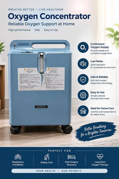 Oxygen concentrator everflo