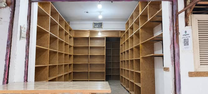 Wooden Shop Racks for Sale – Good Condition