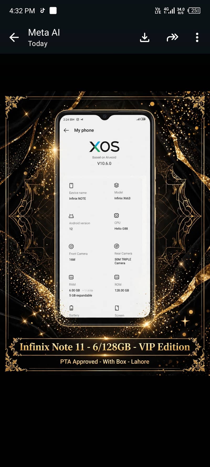 Infinix Note 11 0
