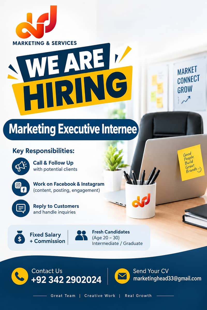 Marketing Executive Internee 0