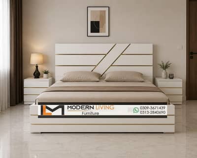King Bed With 2 Side Tables Best Quality