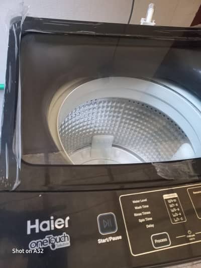 haier automatic washing machine 9kg new condition few months used