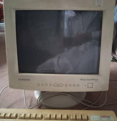 Monitor for sale ha. . . Sath keyboard free