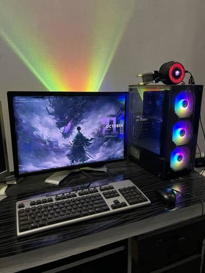 Core i7 PC Setup (16GB RAM / 24" LED / RGB)