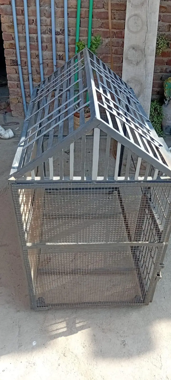 double storage iron hen cage weight 25 to 30kg. — photo 3