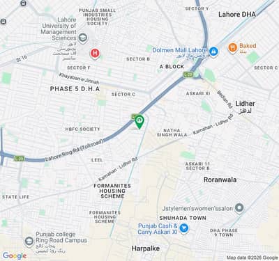 Ideally located 1 kanal plot is up for sale in M block phase 5 dha Lahore