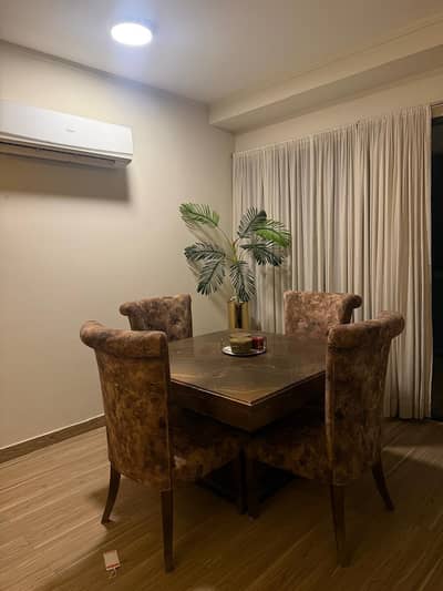Luxury Dining Table Set | 4 Seater Dining | Wooden Dinner Table