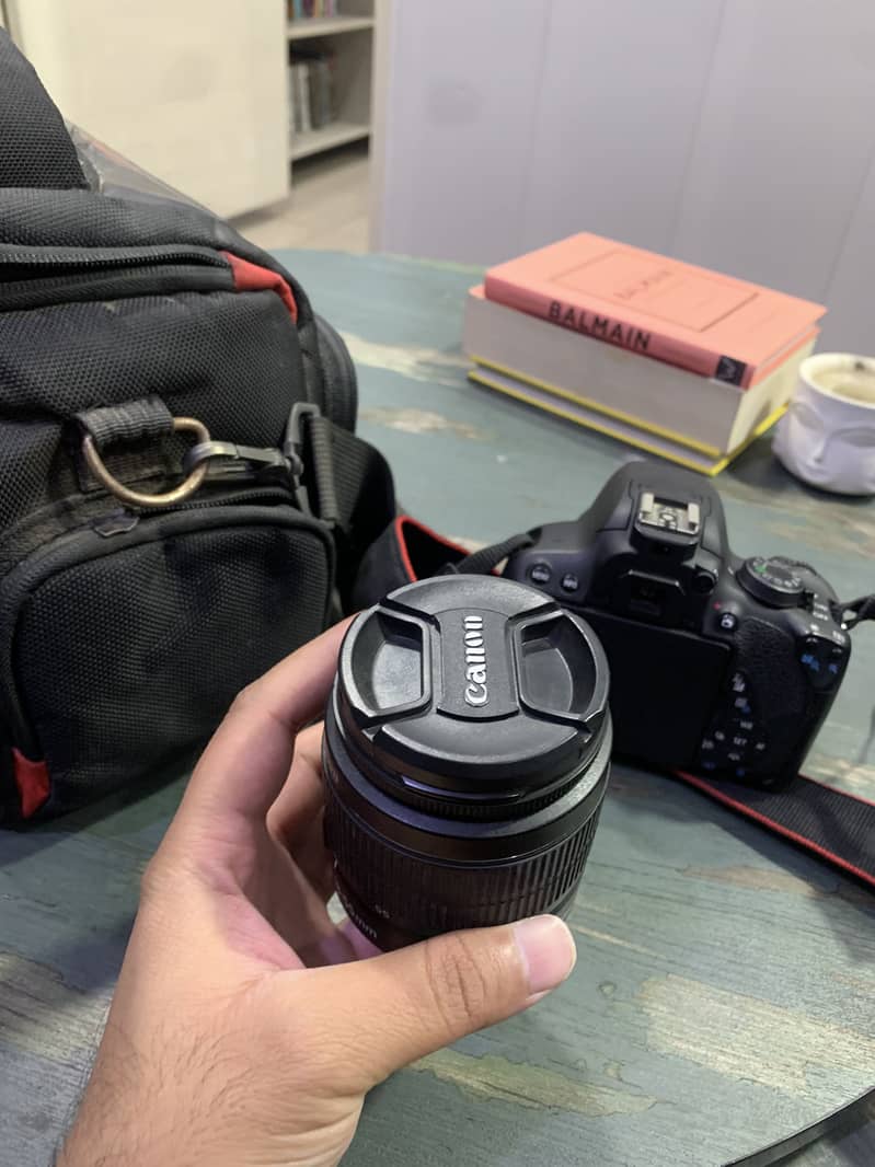 DSLR EOS 700D with basic and 50 mm lens 1
