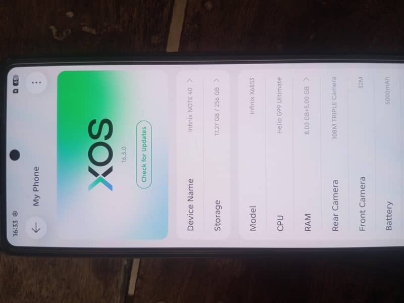 Infinix Note 40 5