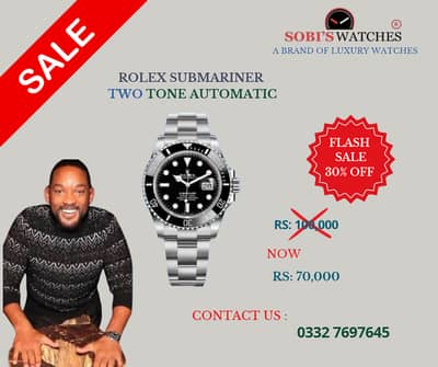 Rolex Submariner — Two -Tone  Automatic  wrist watch